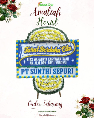 Papan Bunga Duka di Karangnongko