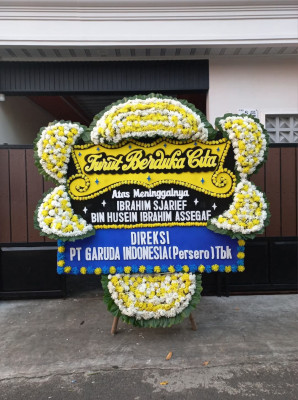 Papan Bunga Duka di Karangnongko