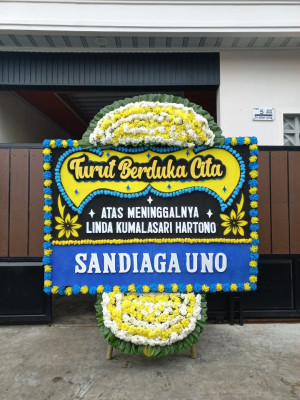 Papan Bunga Duka di Karangnongko